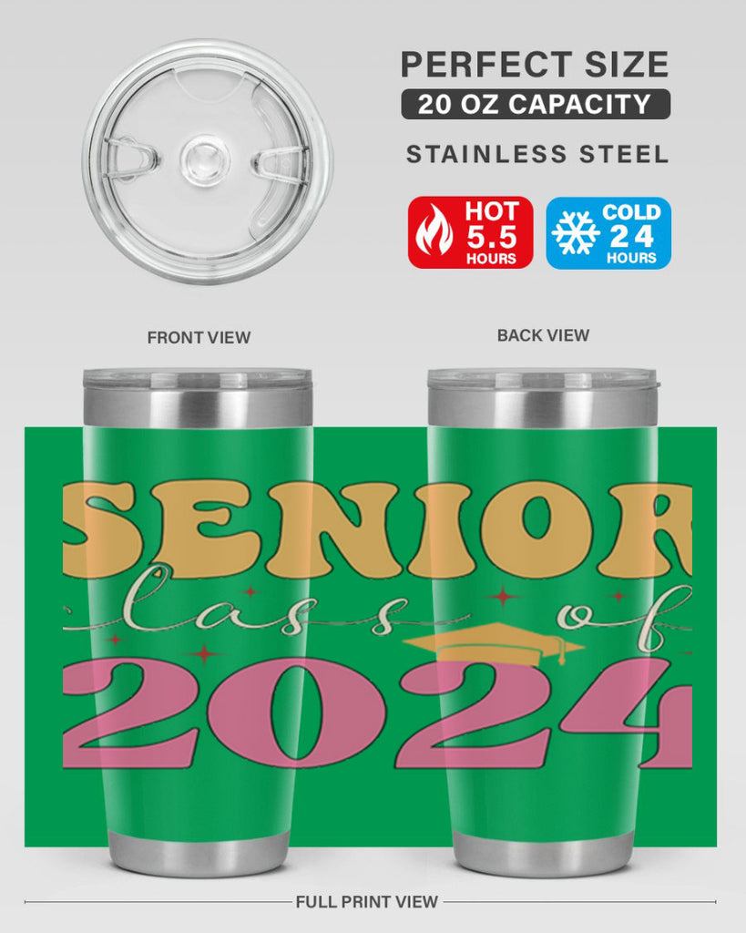 Senior class of 2024 17#- 12th grade- Tumbler