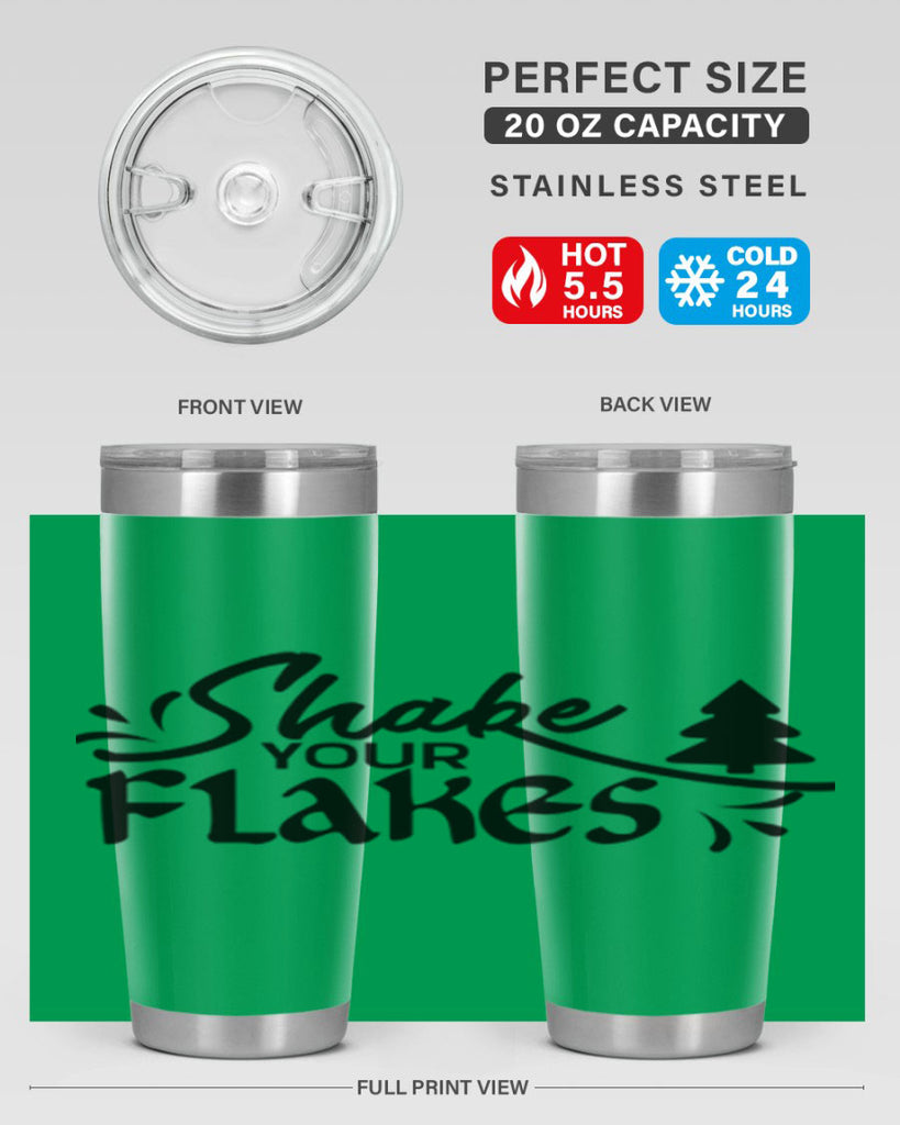 Shake Your Flakes 354#- winter- Tumbler