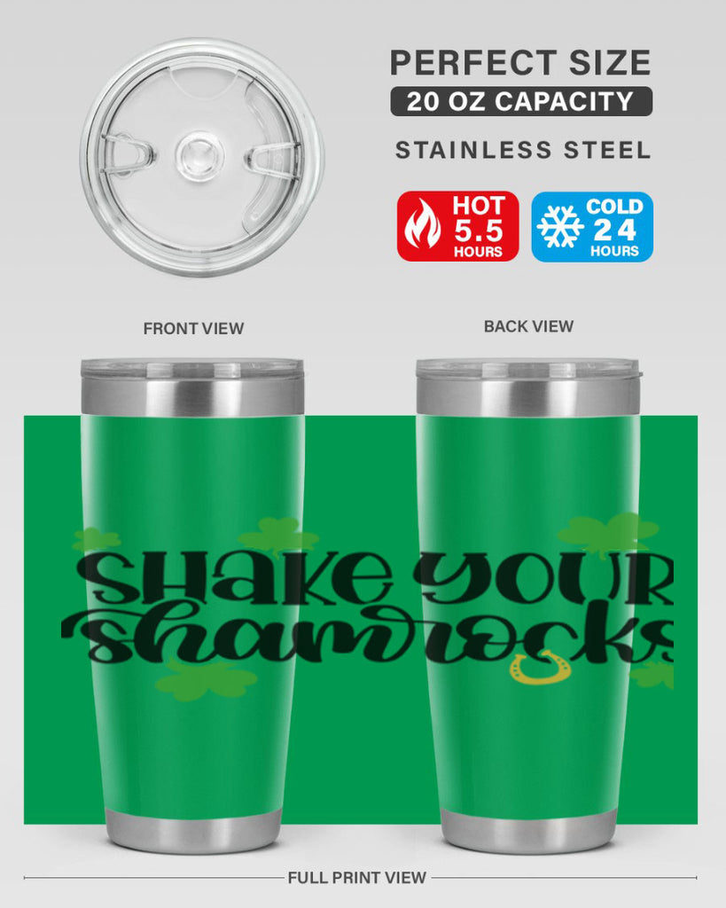 Shake Your Shamrocks Style 32#- St Patricks Day- Tumbler
