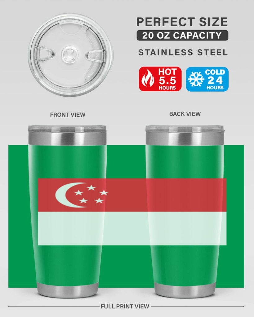 Singapore 41#- world flags- Tumbler