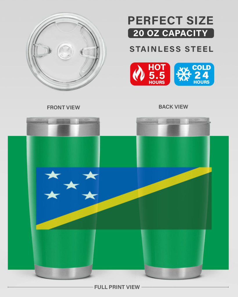 Solomon Islands 38#- world flags- Tumbler