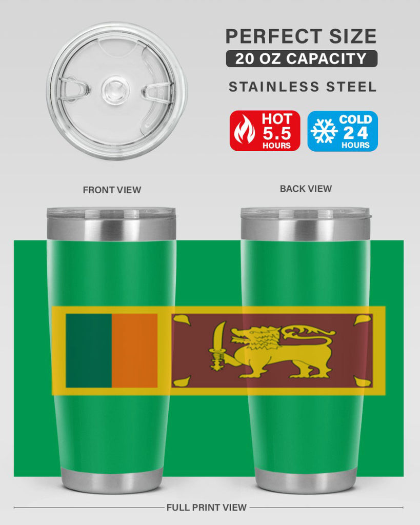 Sri Lanka 32#- world flags- Tumbler