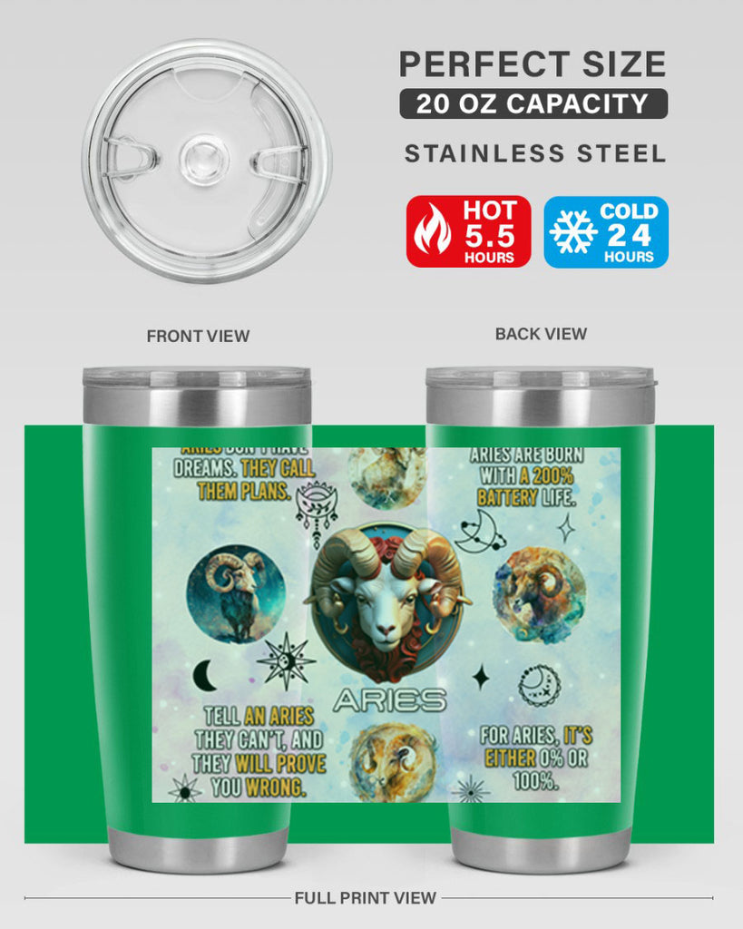StraightAries 469#- zodiac- Tumbler