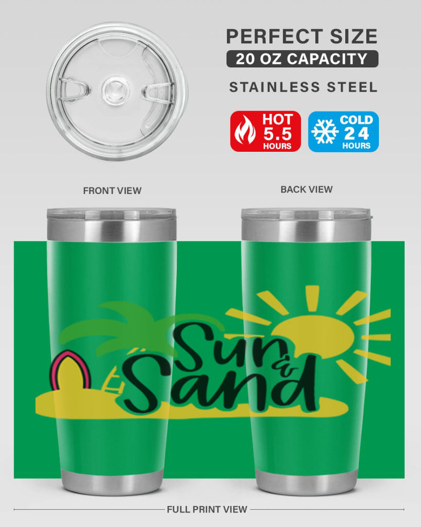 Sun Sand Style 17#- summer- Tumbler