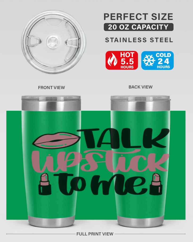 Talk Lipstick To Me Style 15#- make up- Tumbler