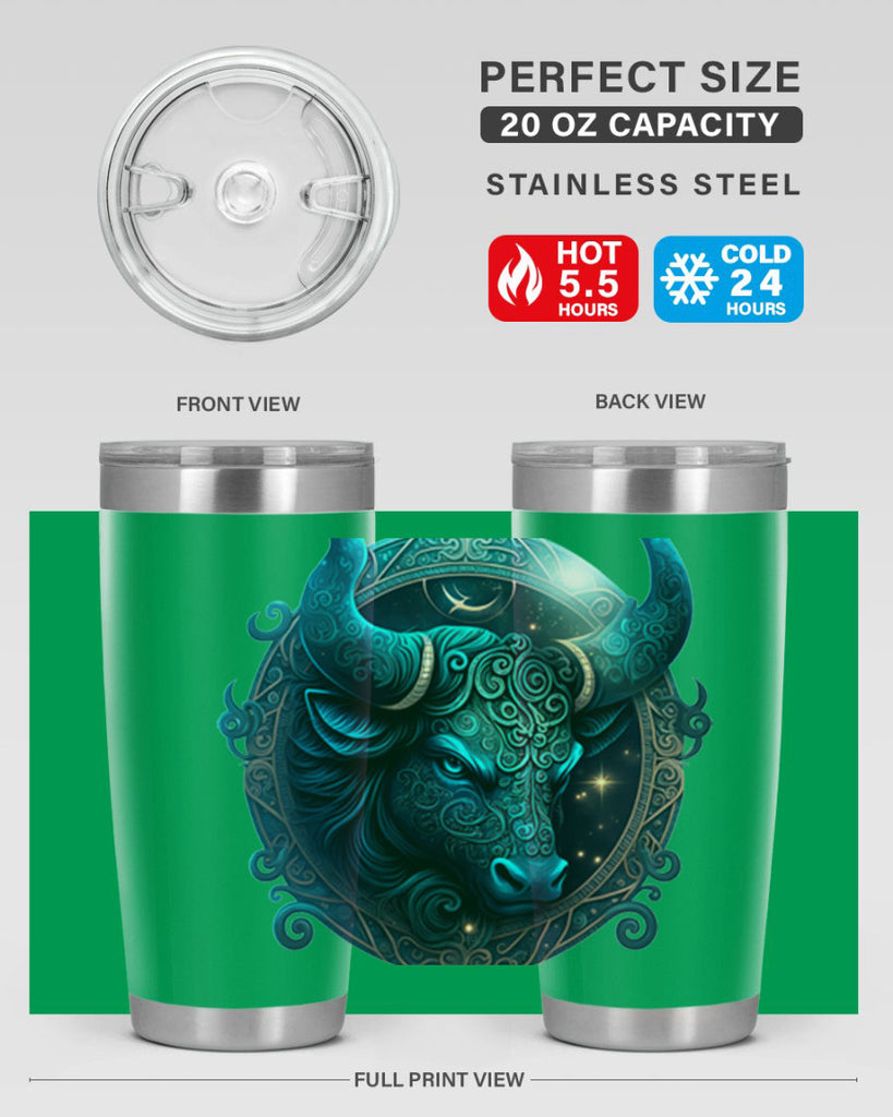 Taurus 485#- zodiac- Tumbler