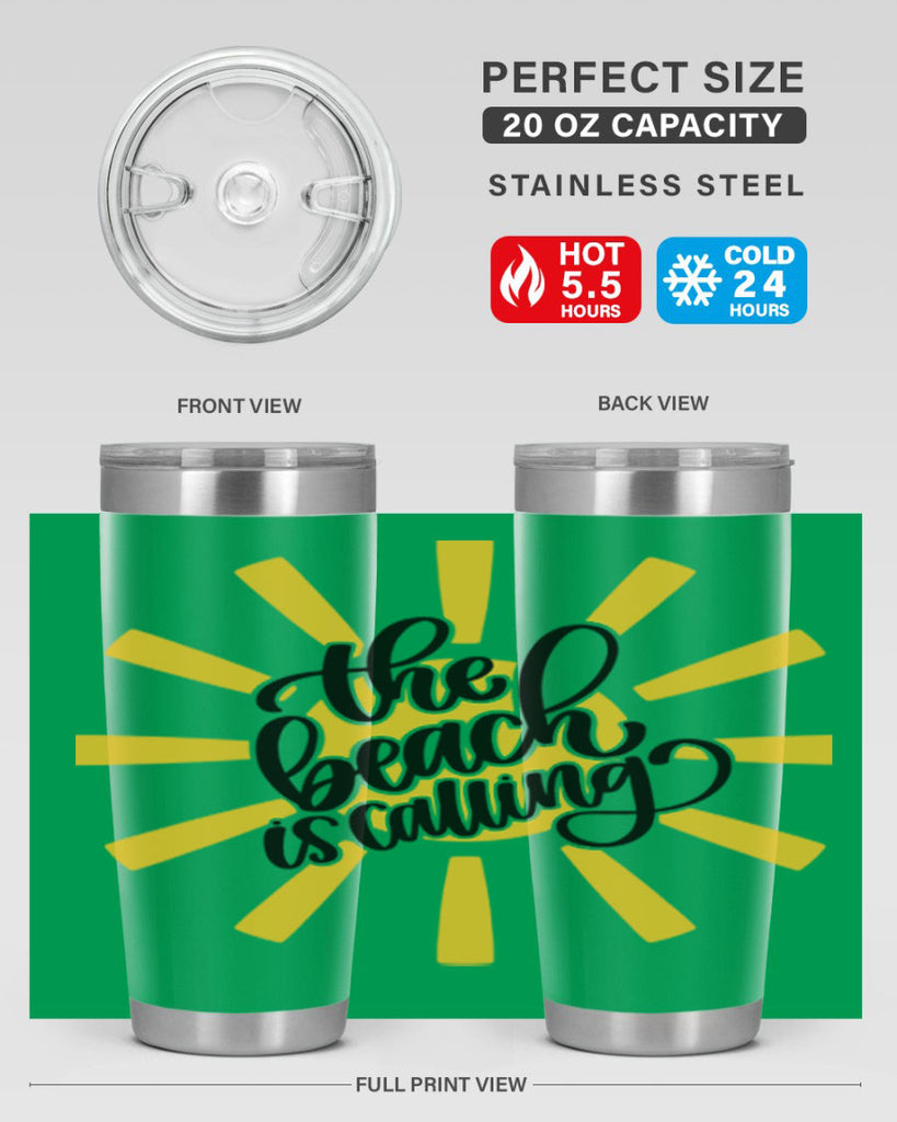 The Beachy Is Calling Style 10#- summer- Tumbler