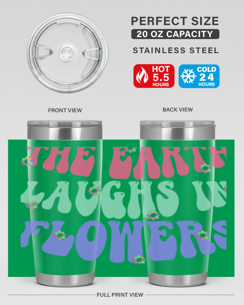 The earth laughs in flowers 532#- spring- Tumbler