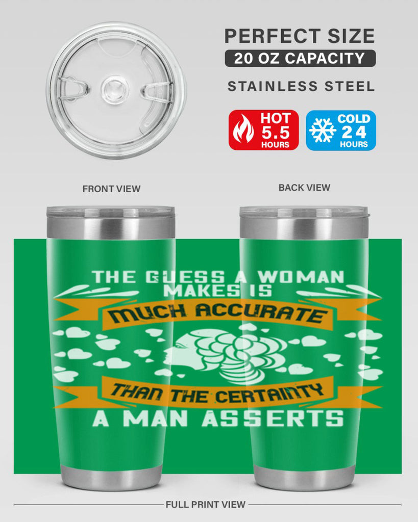 The guess a woman makes is much accurate Style 31#- womens day- Tumbler
