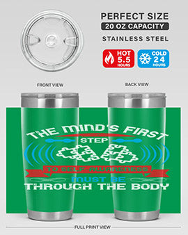 The minds first step to selfawareness must be through the body Style 19#- self awareness- Tumbler