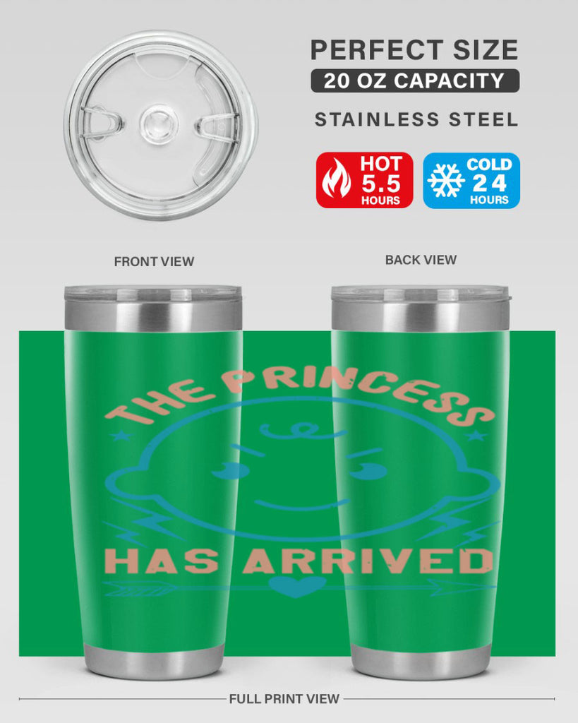 The princess has arrived Style 10#- baby shower- tumbler