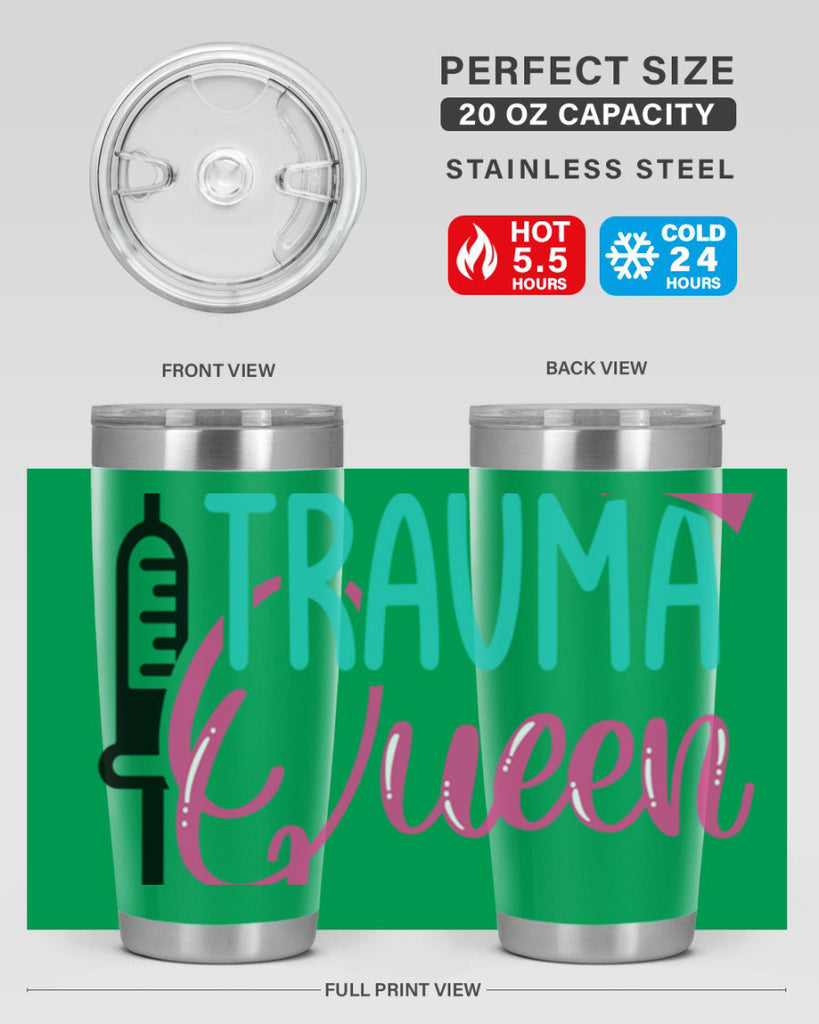 Trauma Queen Style Style 12#- nurse- tumbler