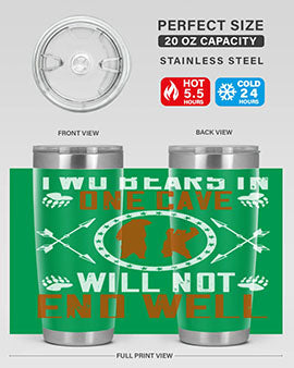 Two bears in one cave will not end well 34#- Bears- Tumbler
