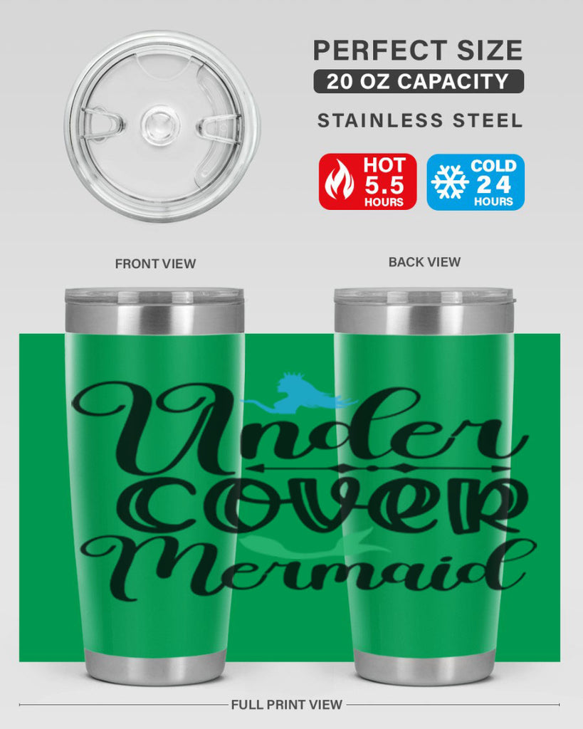 Under Cover Mermaid 651#- mermaid- Tumbler
