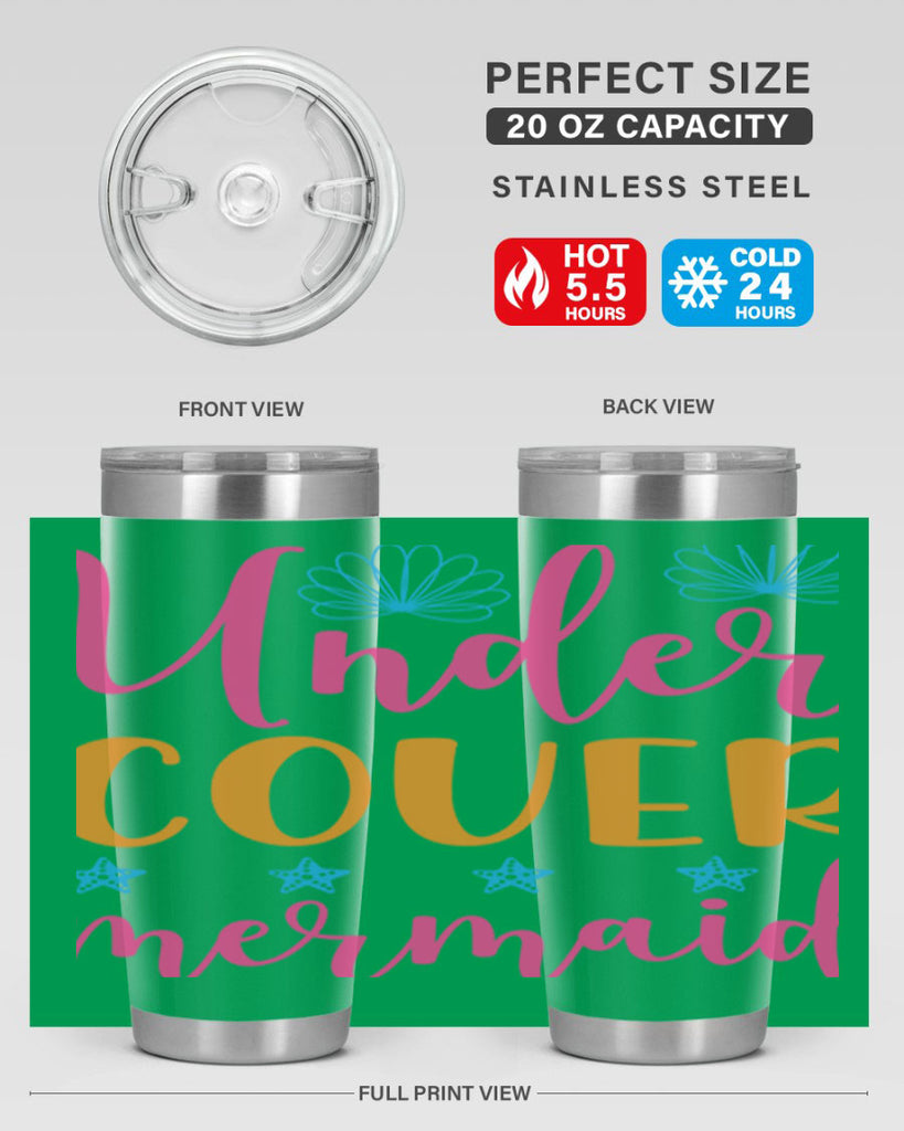 Under Cover Mermaid Design 653#- mermaid- Tumbler