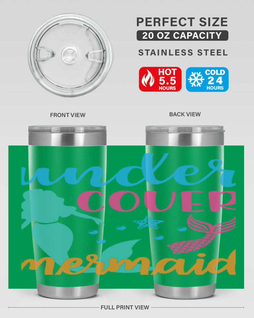 Under Cover Mermaid Design 654#- mermaid- Tumbler