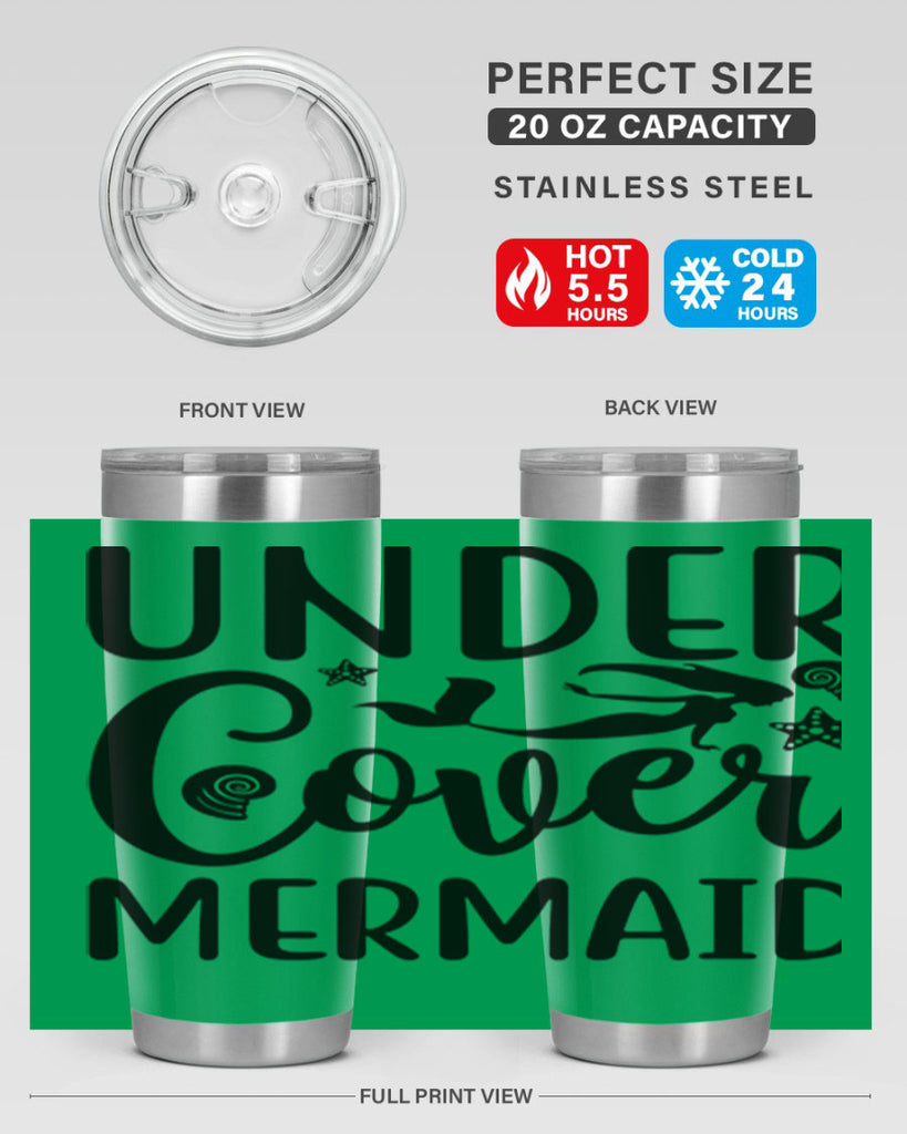 Under cover mermaid design 655#- mermaid- Tumbler