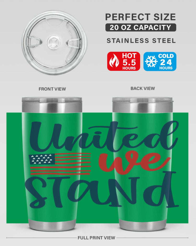 United we stand Style 9#- Fourt Of July- Tumbler