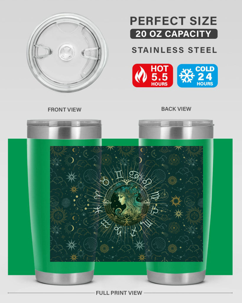 Virgo Straight 529#- zodiac- Tumbler