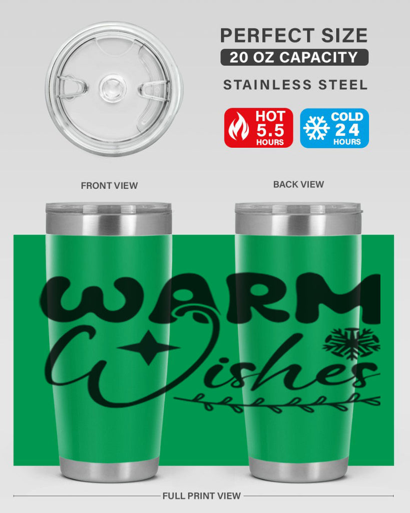 Warm wishes 467#- winter- Tumbler