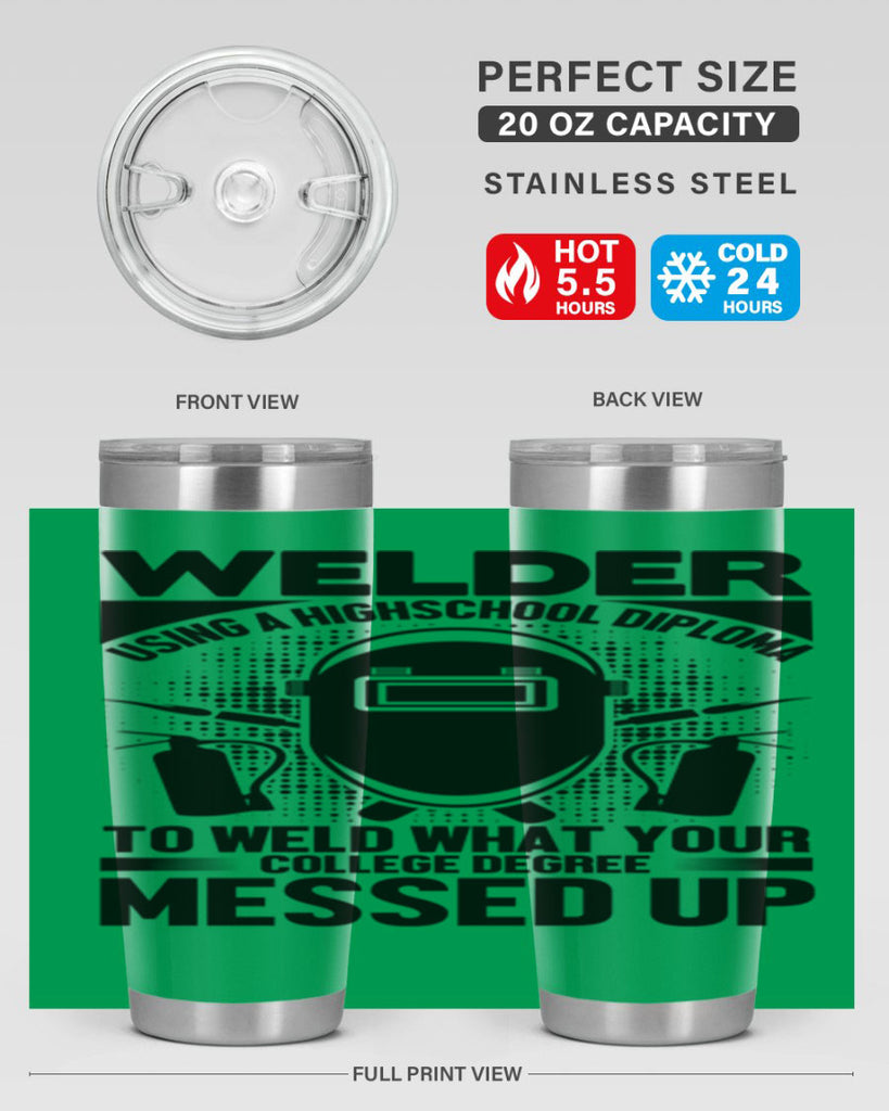 Welder using Style 3#- welder- tumbler