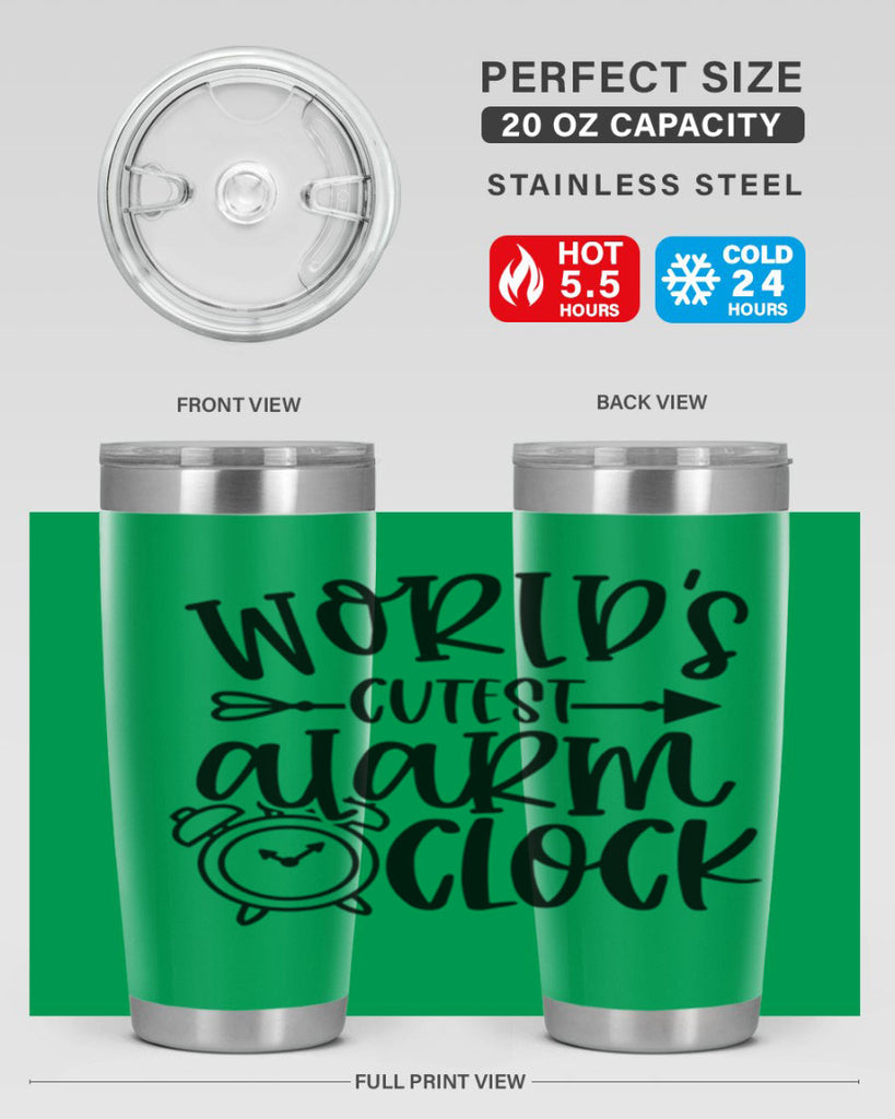 Worlds Cutest Alarm Clock Style 14#- baby- tumbler