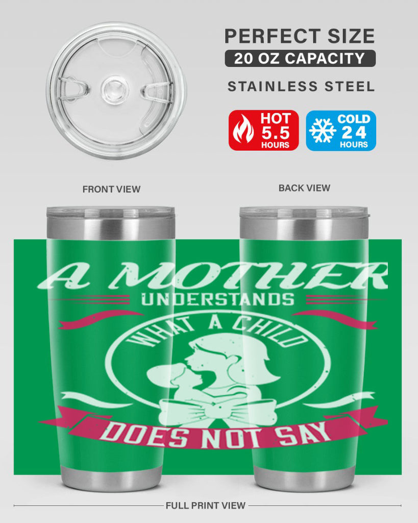 a mother understands 8#- mothers day- Tumbler