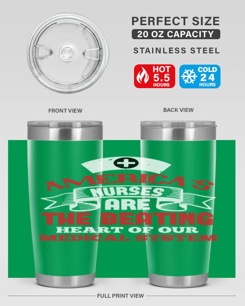 americas nurses are Style 295#- nurse- tumbler