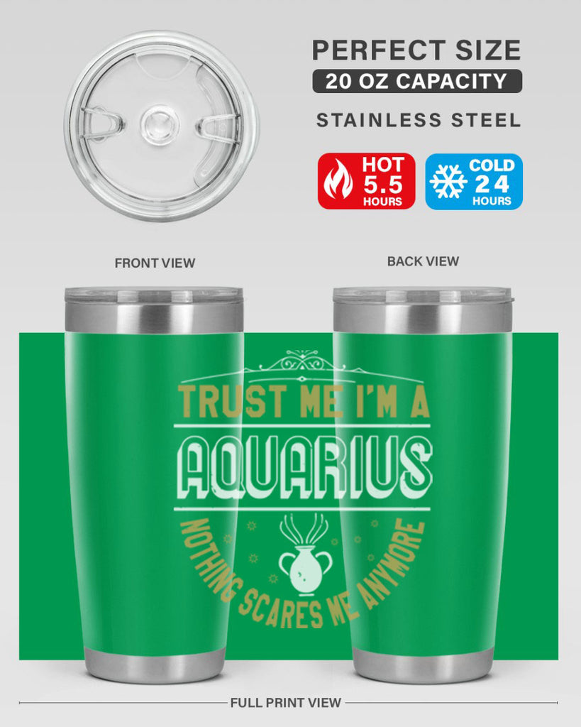 aquarius 87#- zodiac- Tumbler