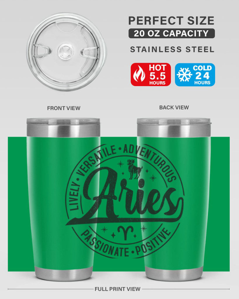aries 102#- zodiac- Tumbler