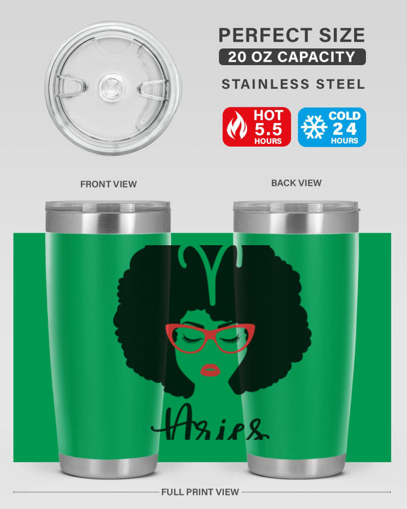 aries 122#- zodiac- Tumbler