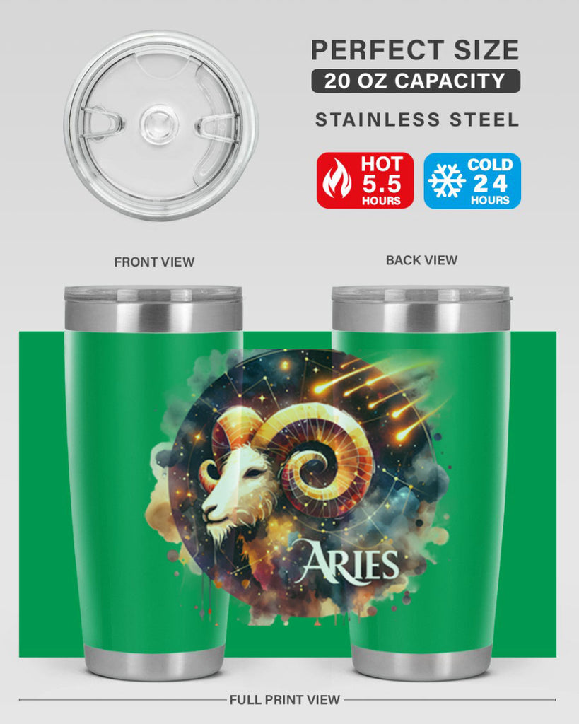 aries 127#- zodiac- Tumbler