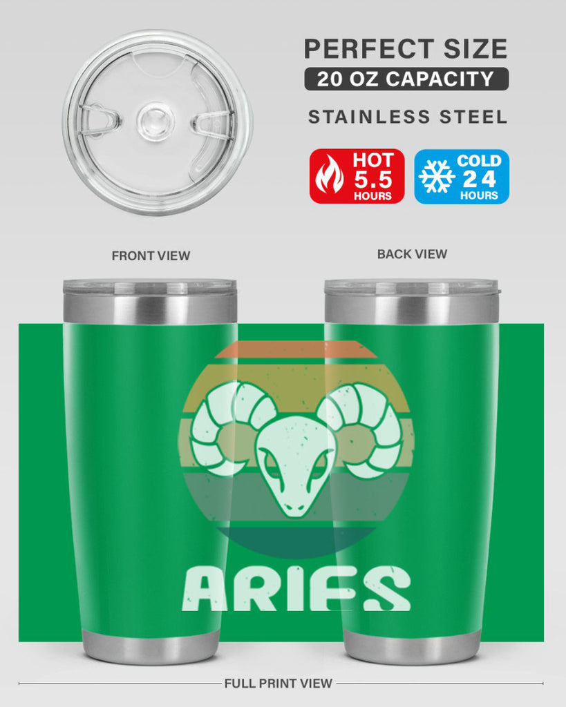 aries 134#- zodiac- Tumbler