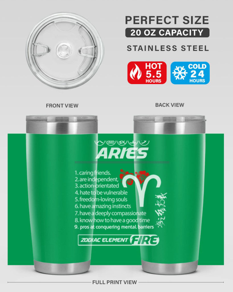 aries 137#- zodiac- Tumbler