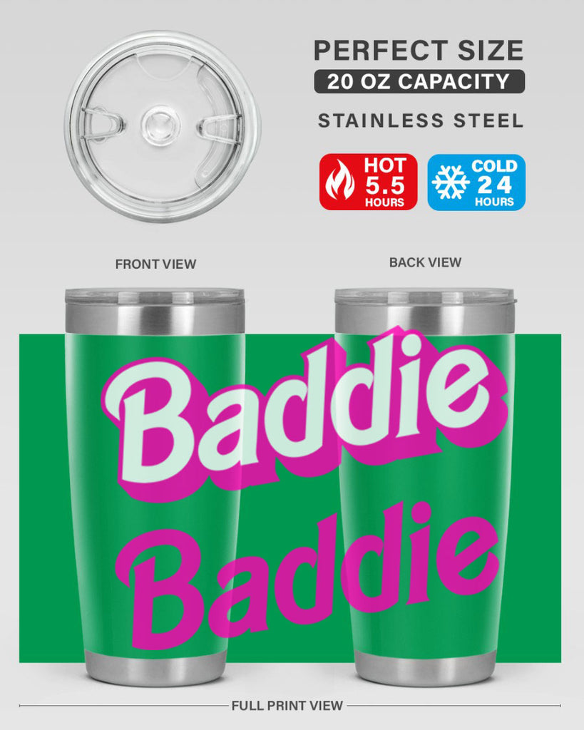 baddie 271#- black words phrases- Cotton Tank