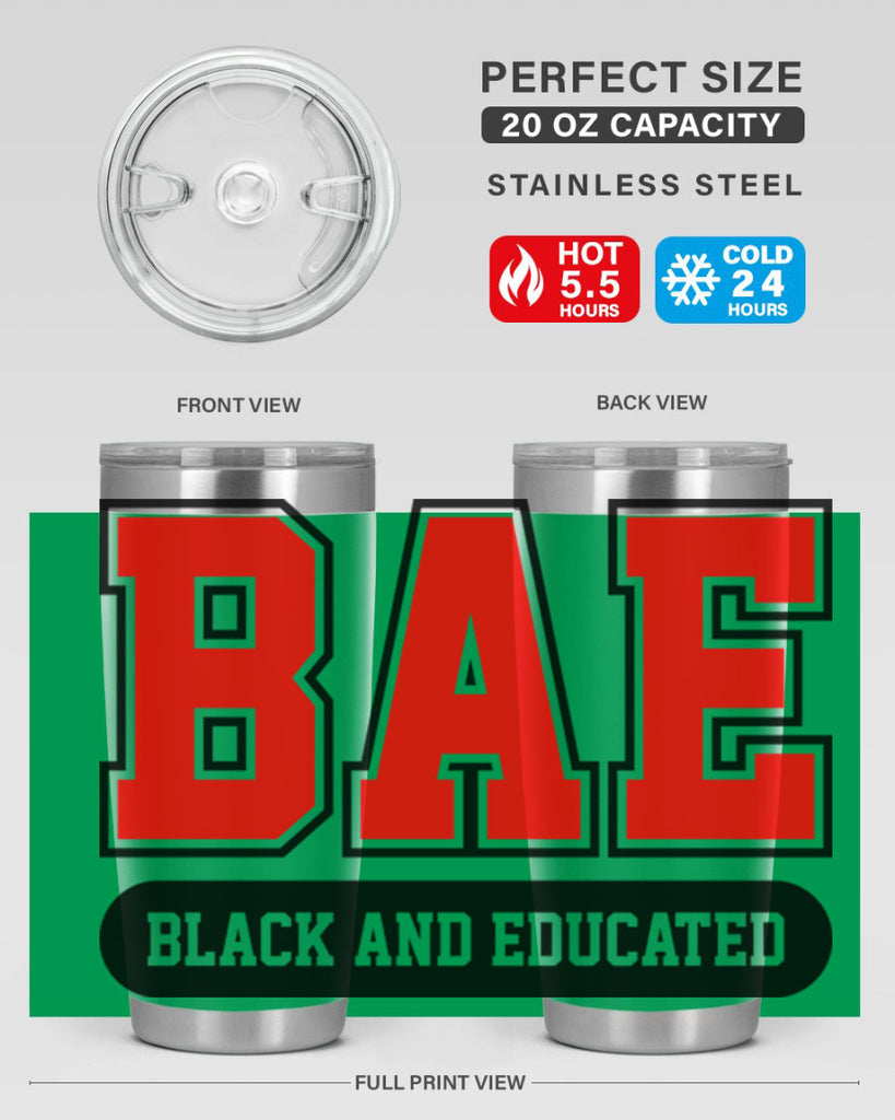 bae black and educated 266#- black words phrases- Cotton Tank