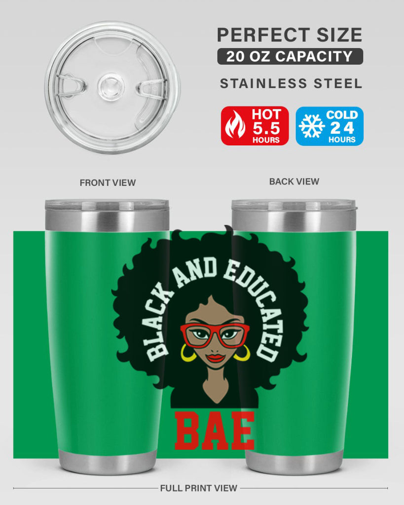 bae black and educated 267#- black words phrases- Cotton Tank