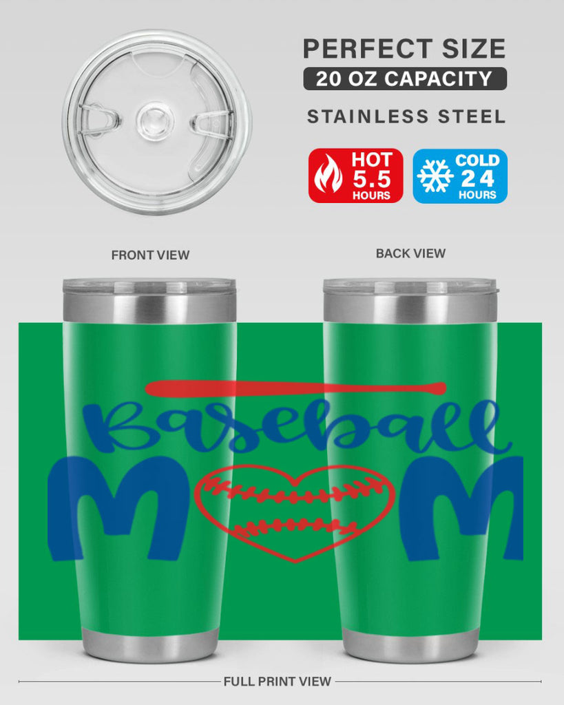 baseball mom 2077#- baseball- Tumbler