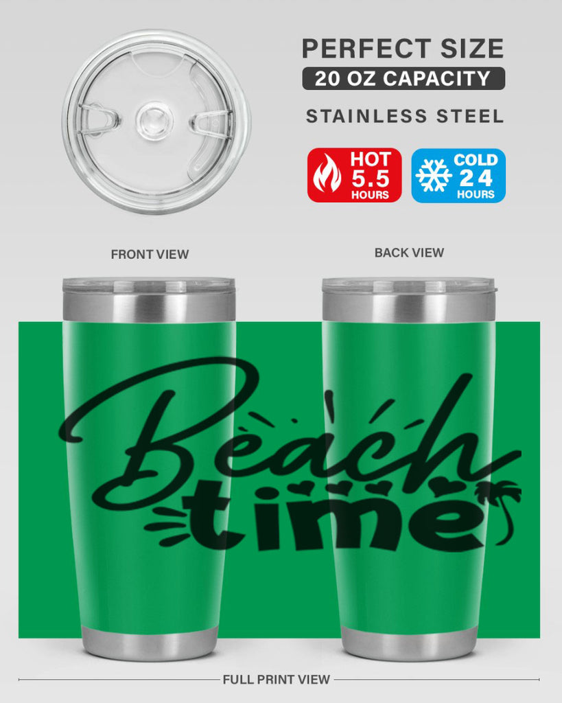 beach time Style 108#- summer- Tumbler