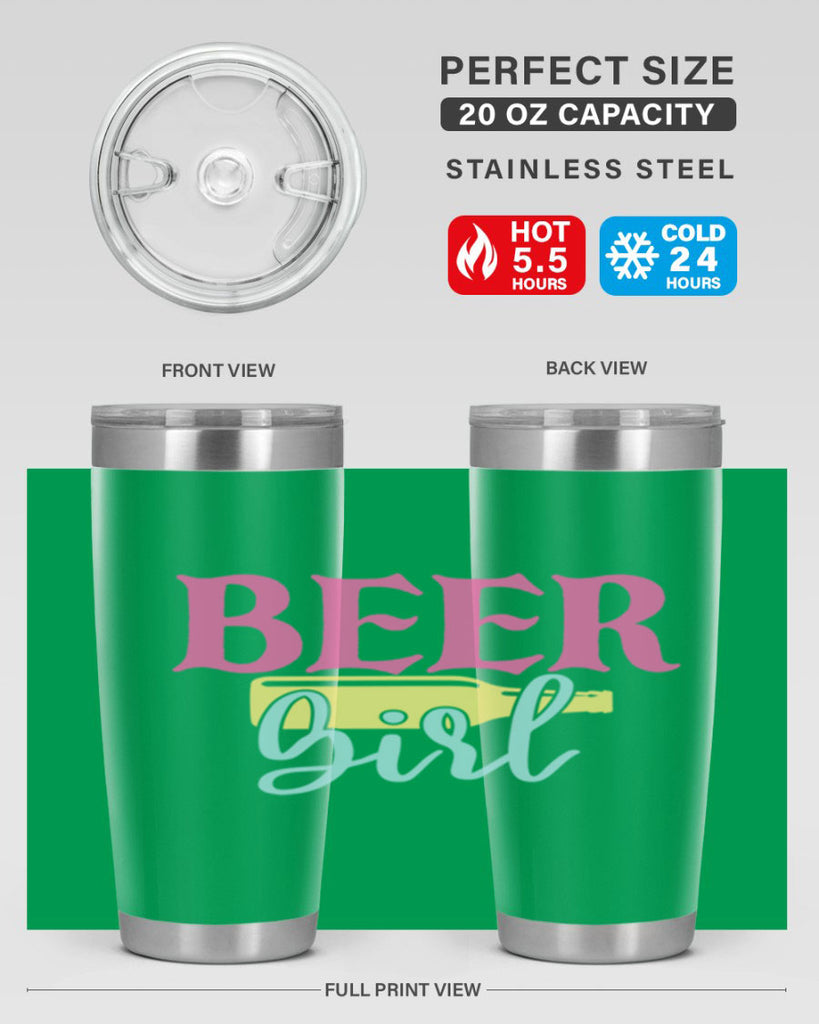 beer girl 132#- beer- Tumbler