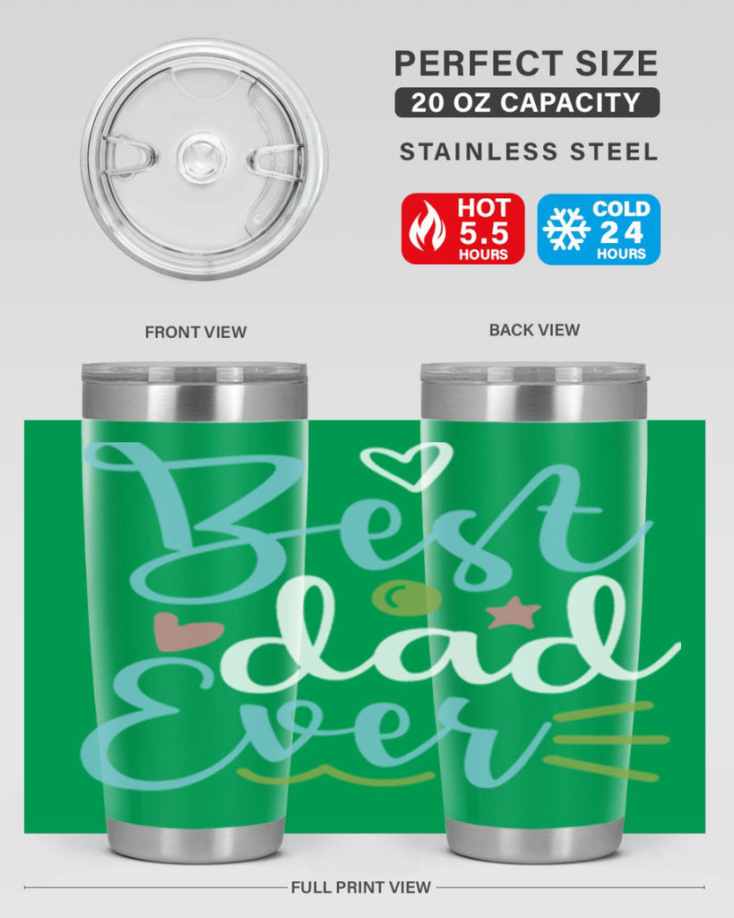 best dad ever 110#- fathers day- Tumbler