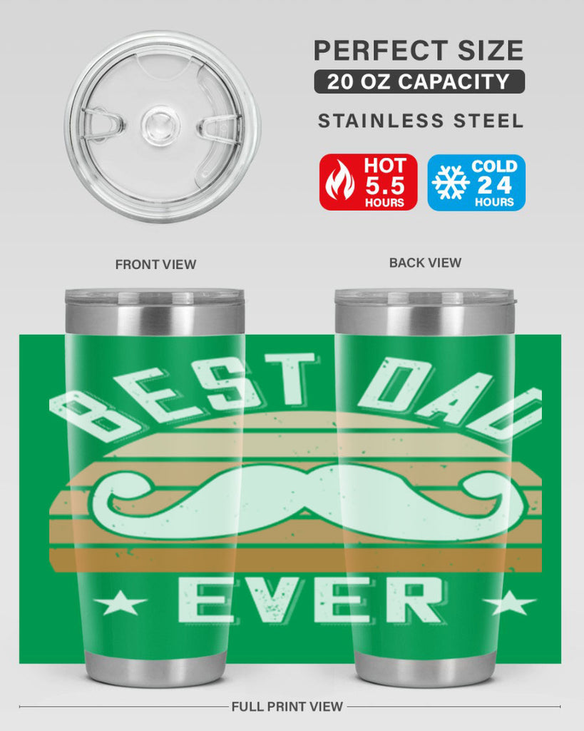 best dad ever 124#- fathers day- Tumbler