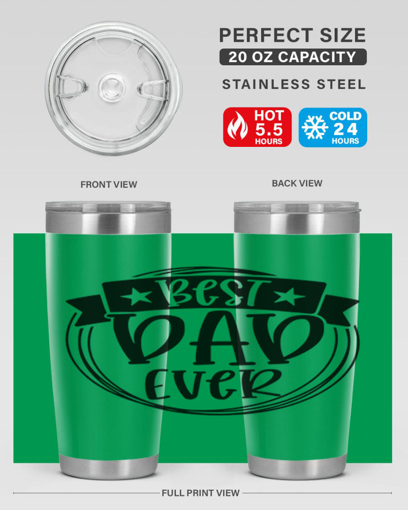 best dad ever 72#- fathers day- Tumbler