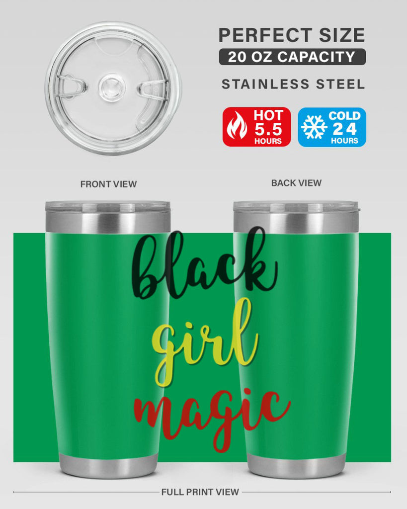 black girl magic color 246#- black words phrases- Cotton Tank