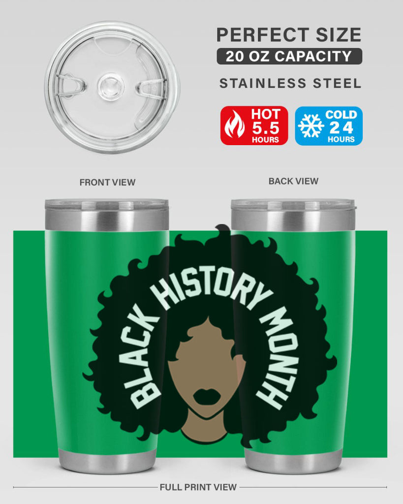 black history month afro woman 239#- black words phrases- Cotton Tank