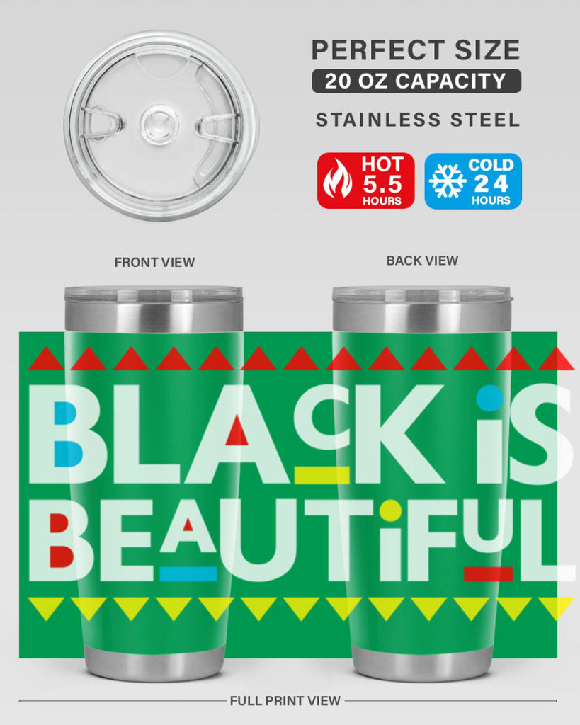 black is beautiful 235#- black words phrases- Cotton Tank