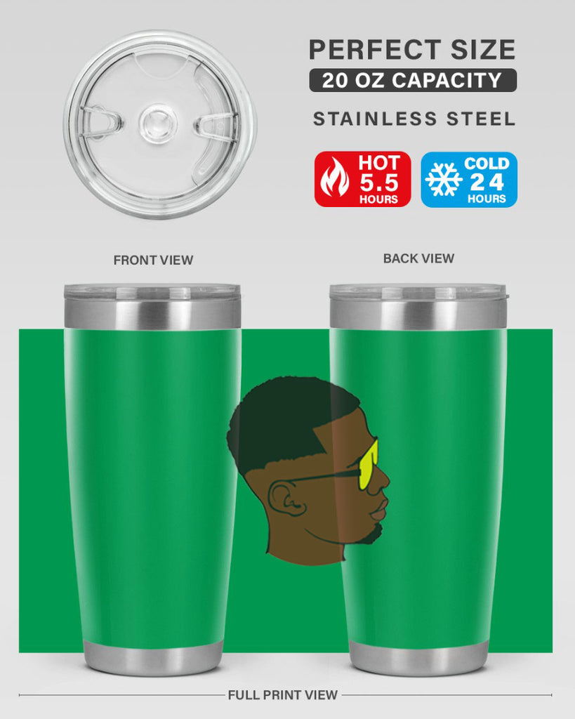 black man 27#- black men - boys- tumbler