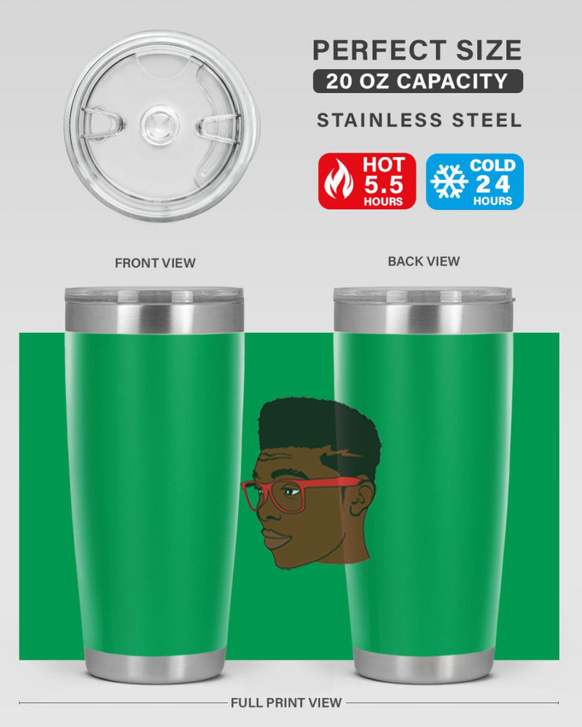 black man 37#- black men - boys- tumbler