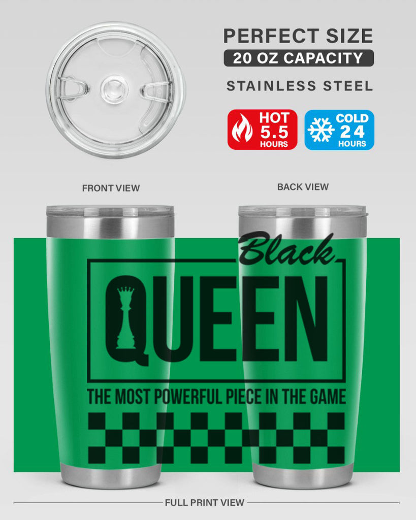 black queen chess checkered 221#- black words phrases- Cotton Tank