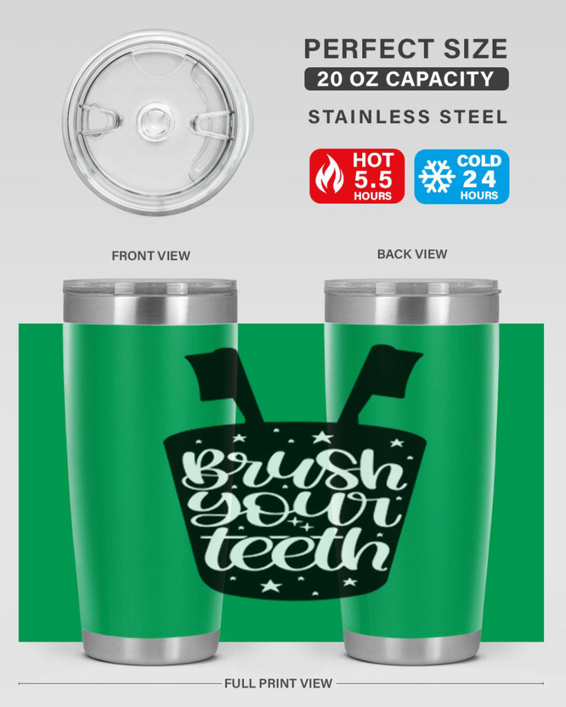 brush your teeth 45#- bathroom- Tumbler
